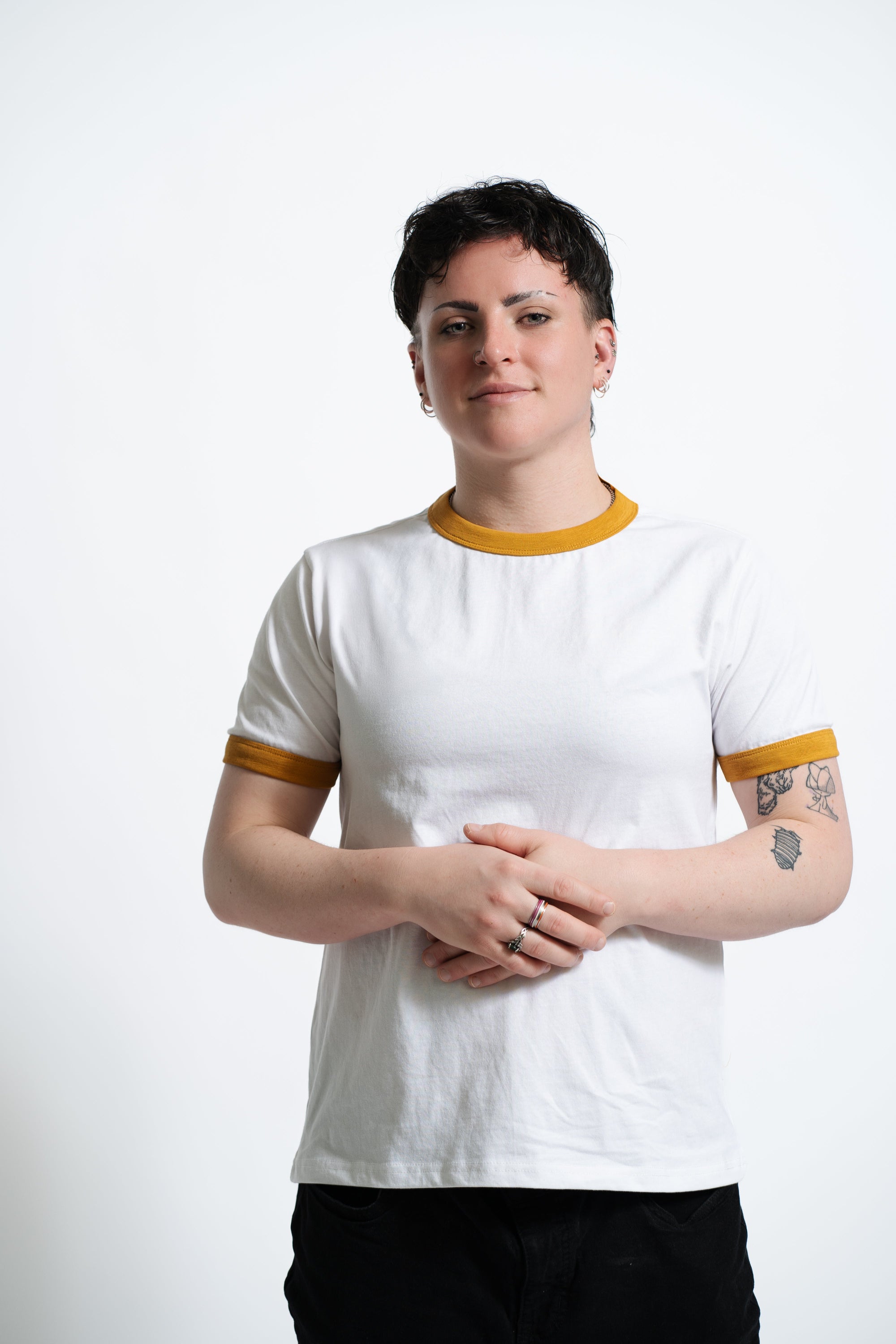 Gold Ringer Tee