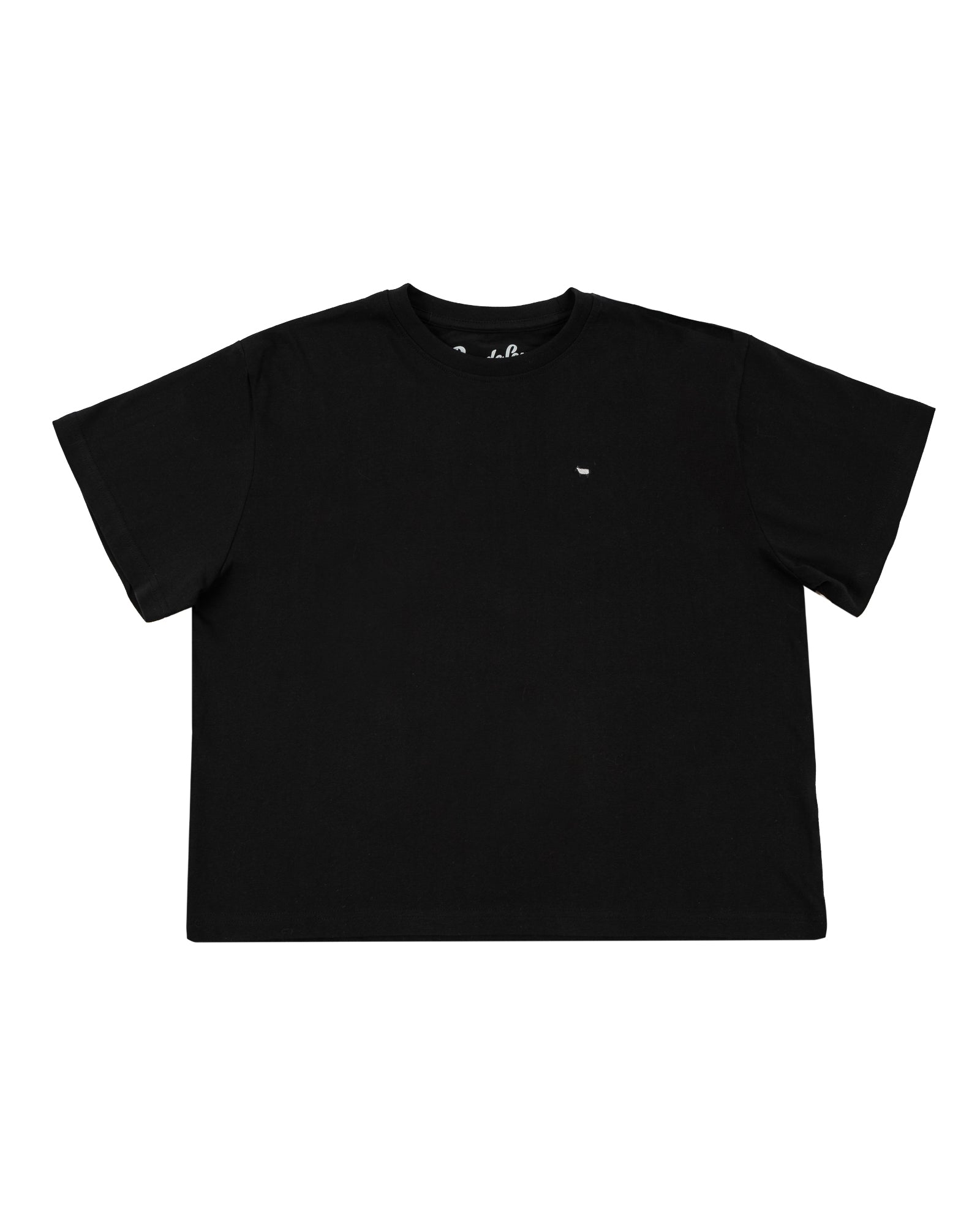 Black Boxy Beta Tee