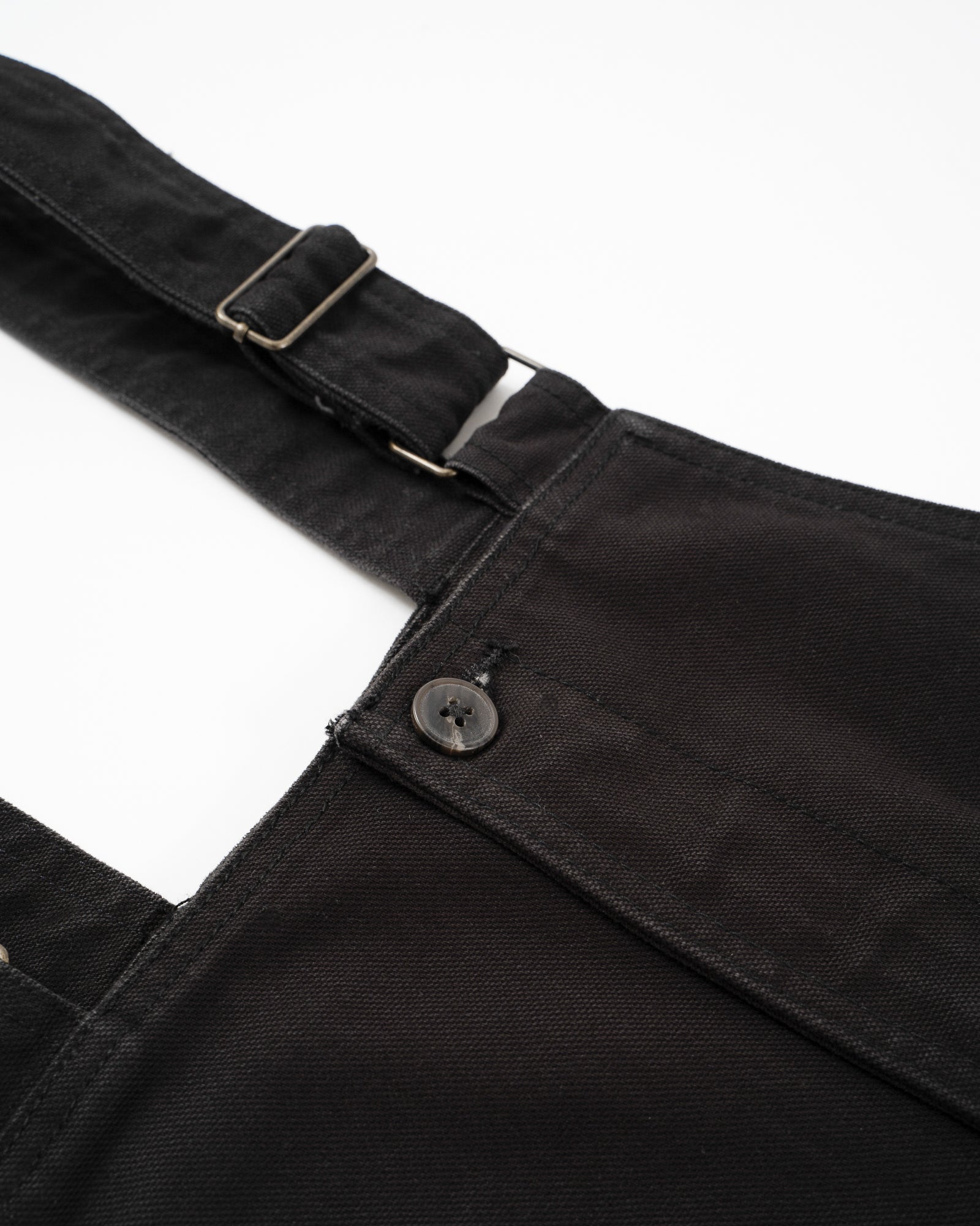 Black Canvas Overalls