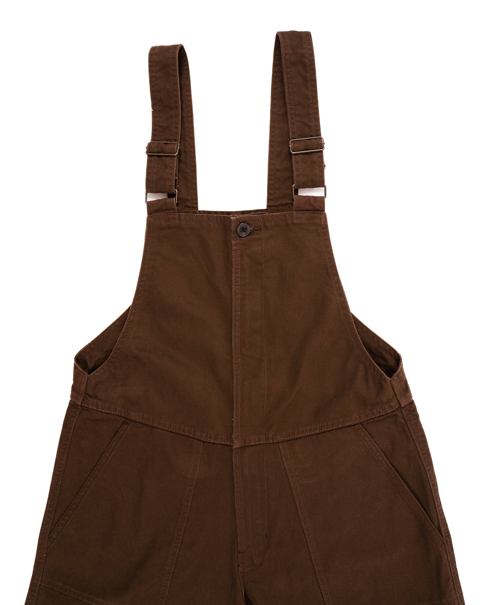Chocolate Canvas Overalls