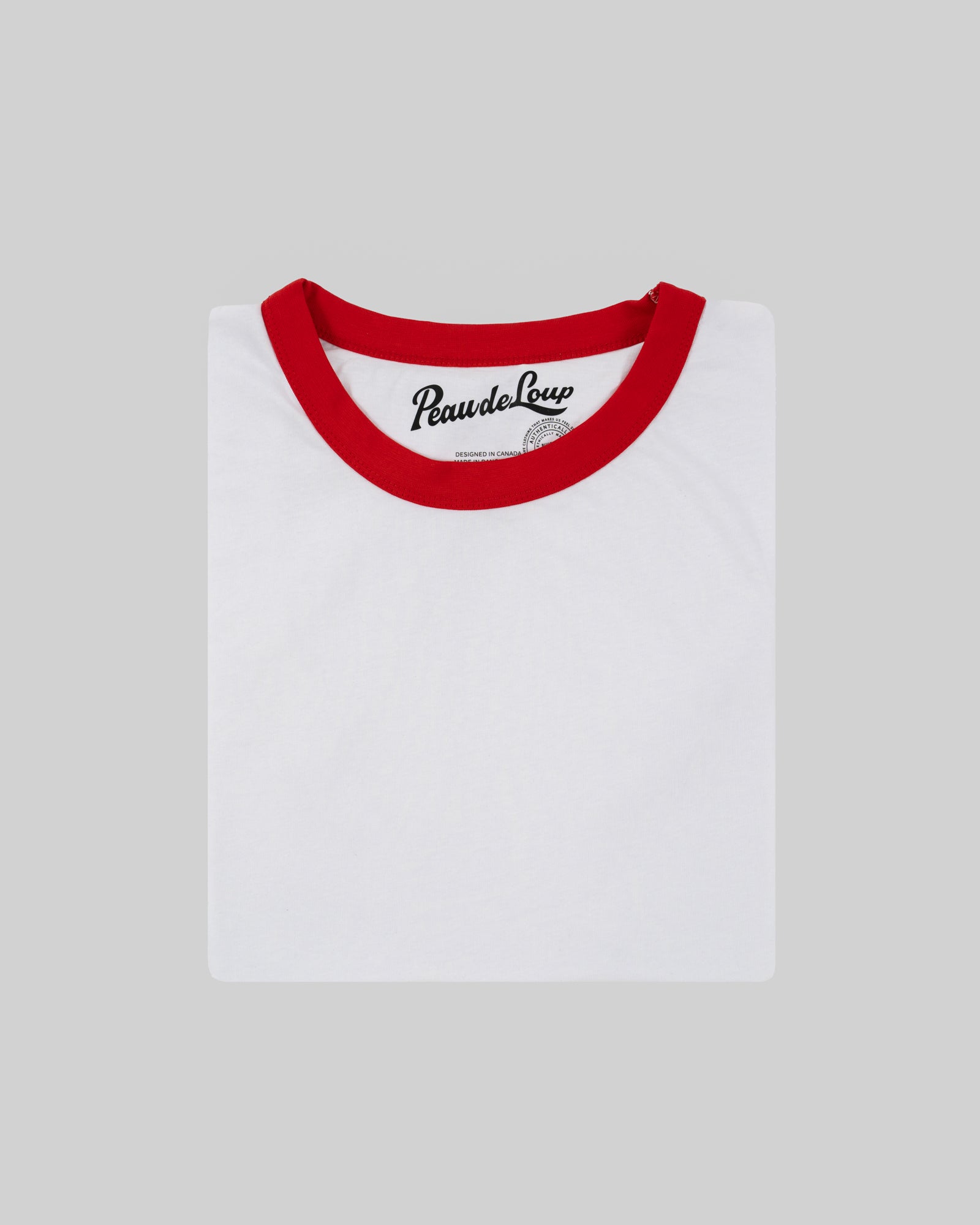 Red Ringer Tee