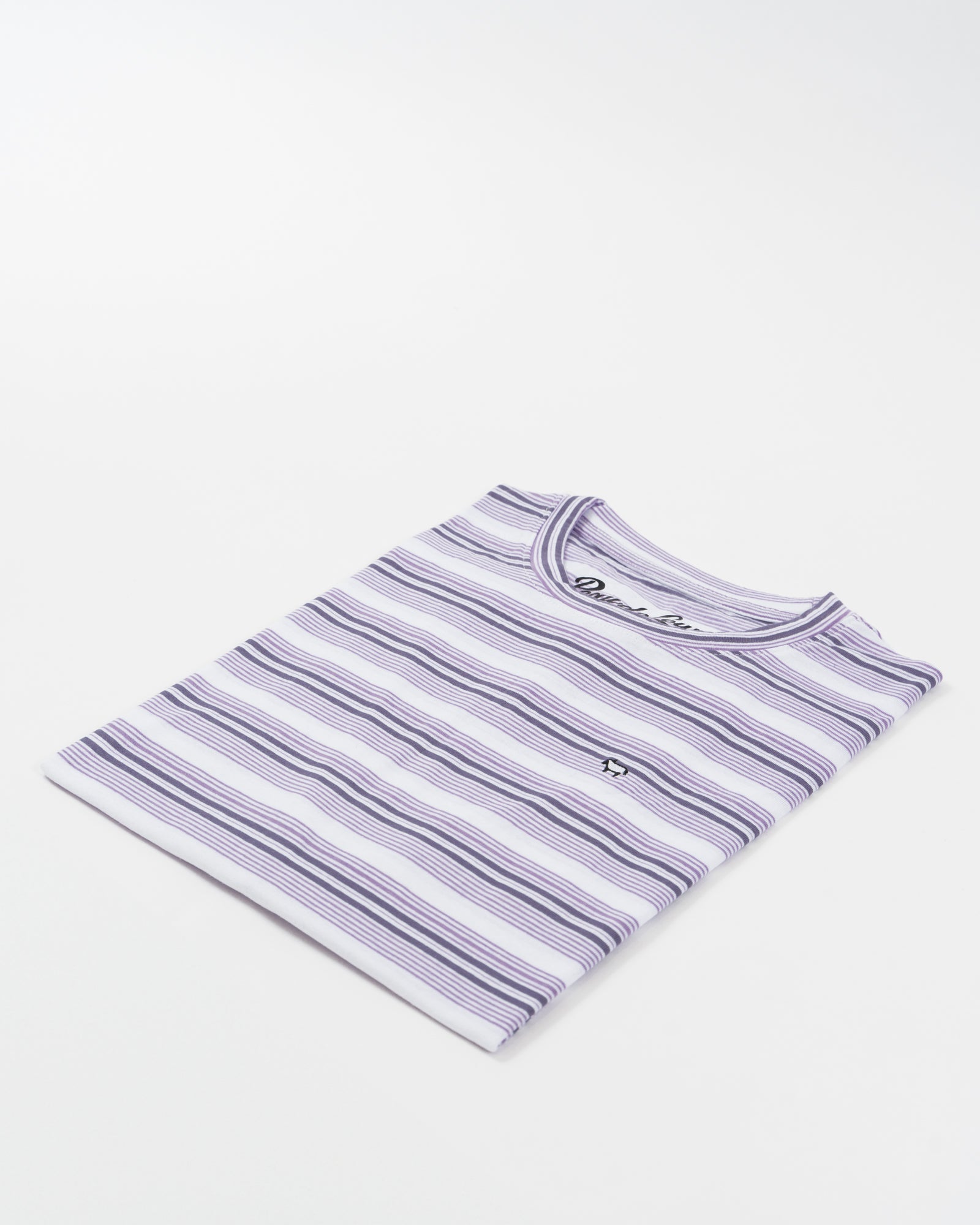 Purple Stripe Boxy Beta Tee