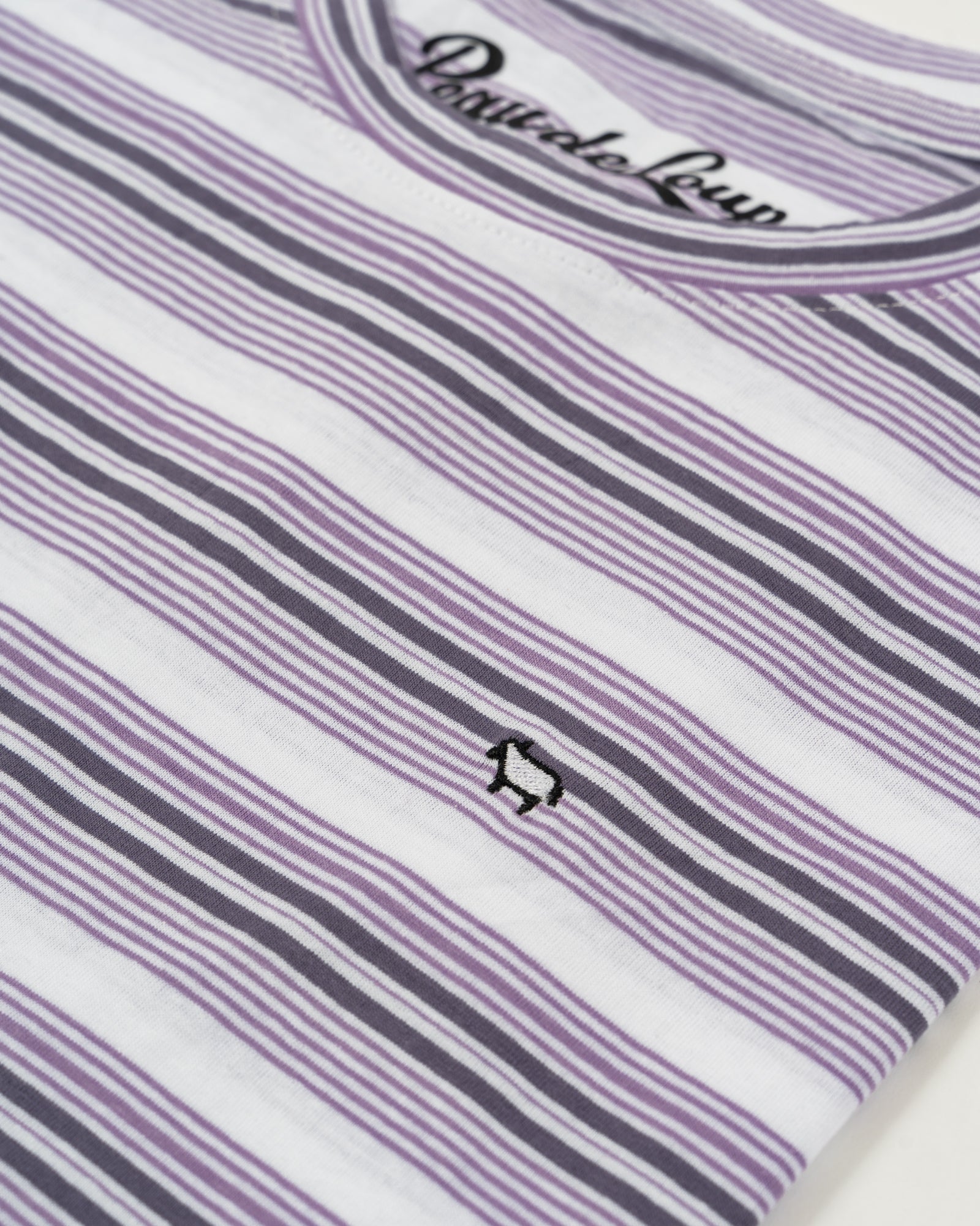 Purple Stripe Boxy Beta Tee