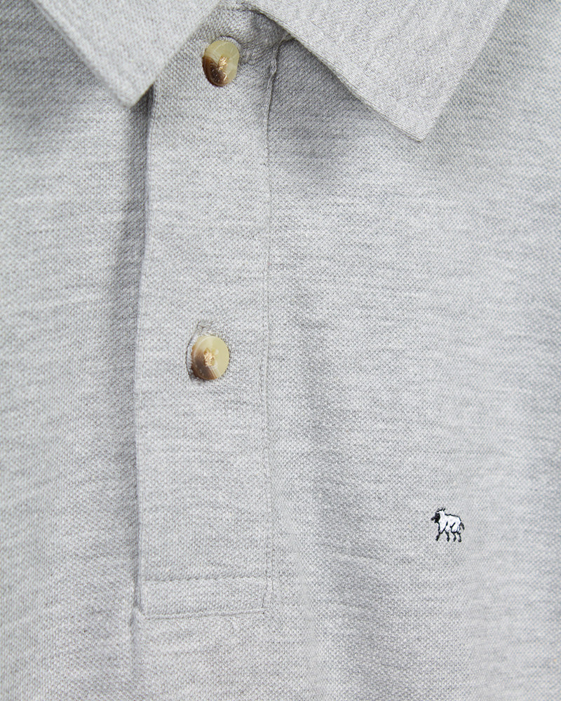 Classic Heather Grey Polo