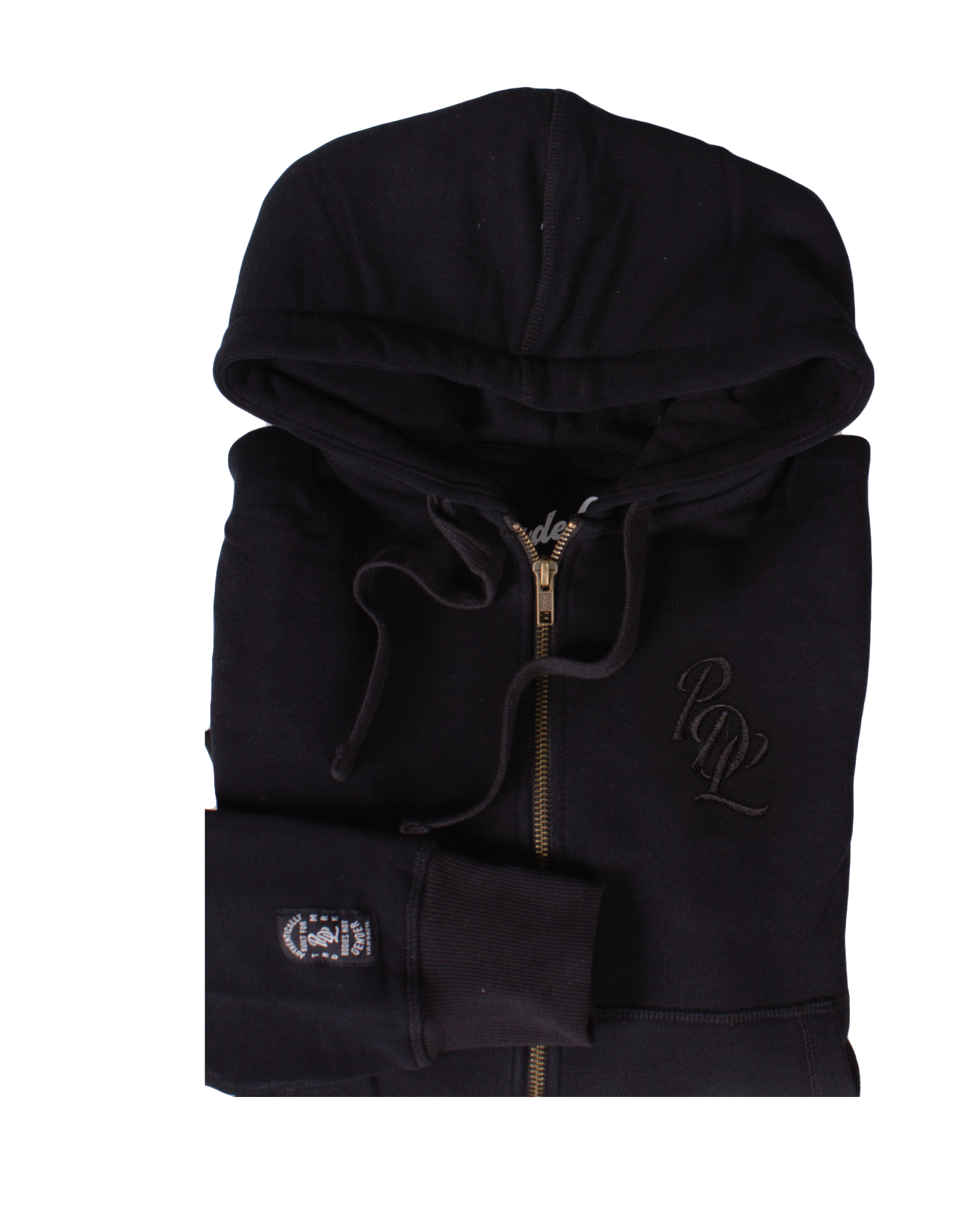 Kids Black Script Hoodie
