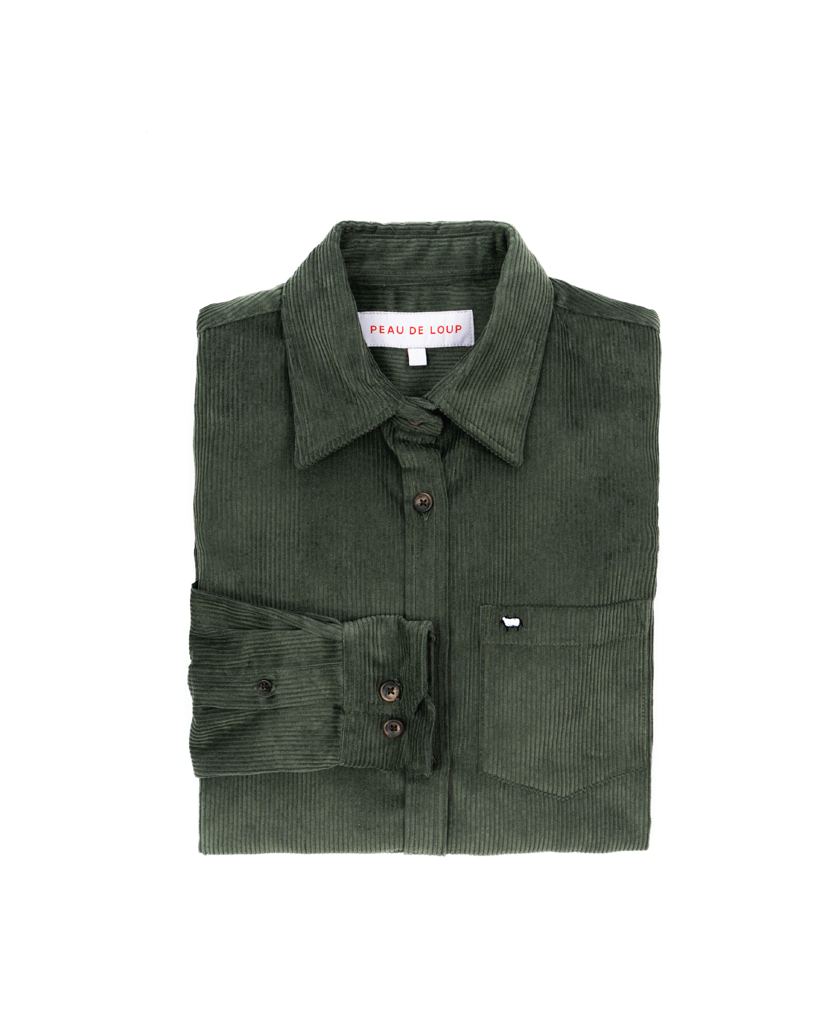 Olive Corduroy Long Sleeve