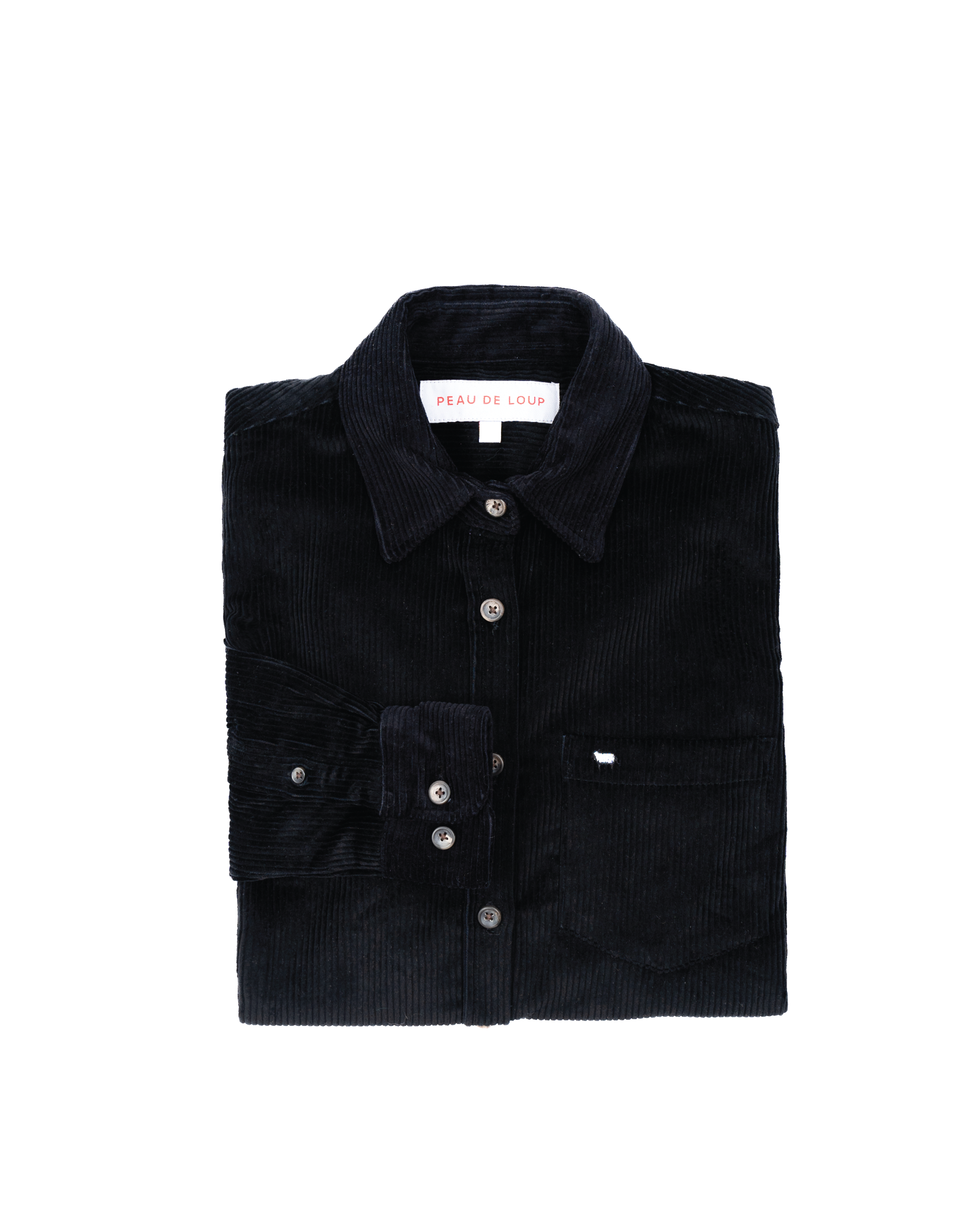 Black Corduroy Long Sleeve
