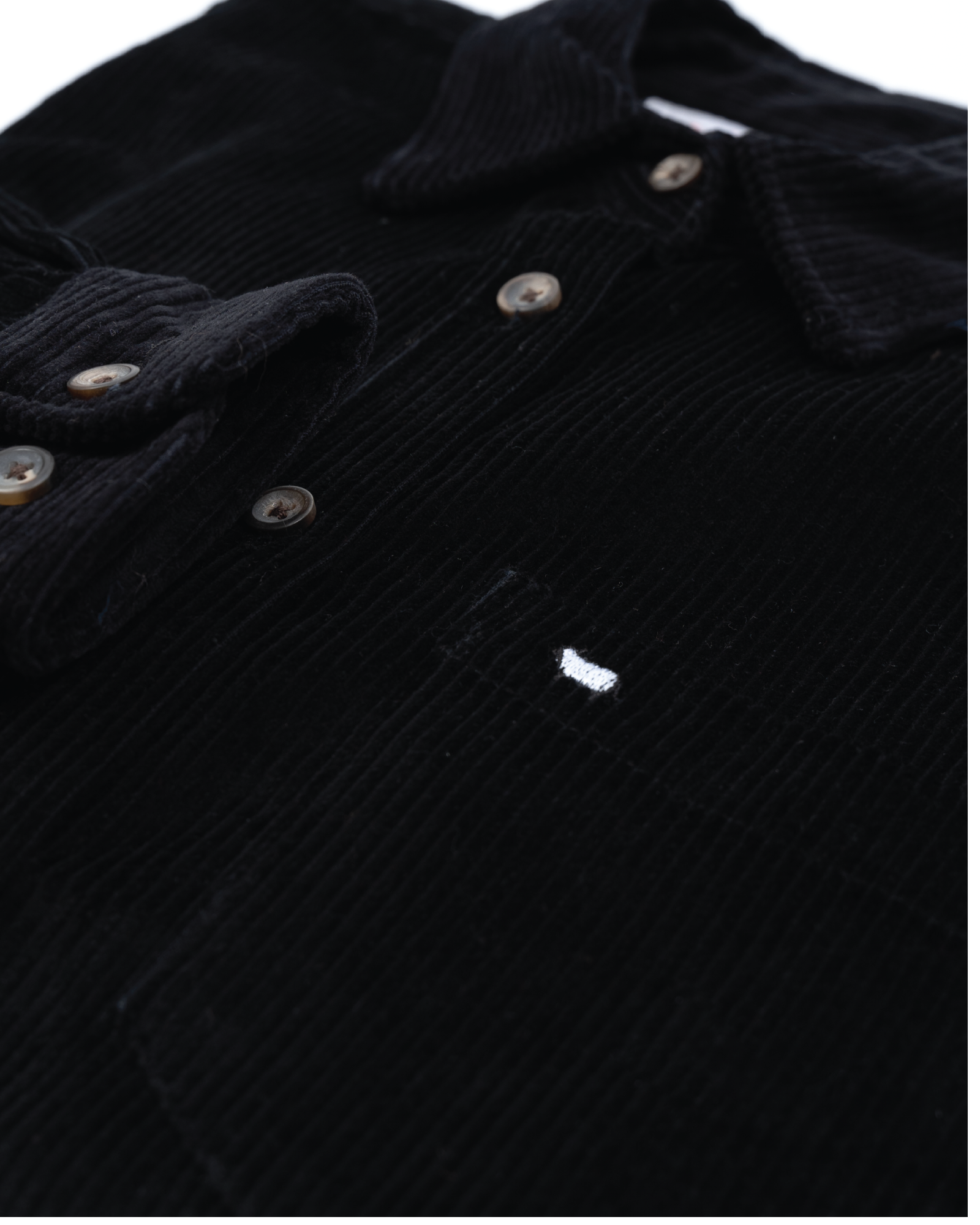 Black Corduroy Long Sleeve