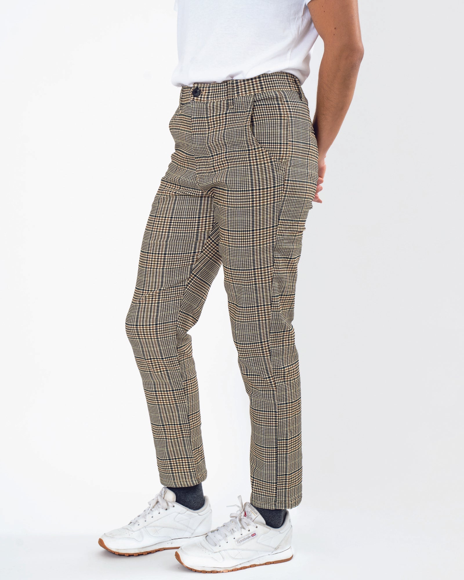 Honey Plaid Trouser