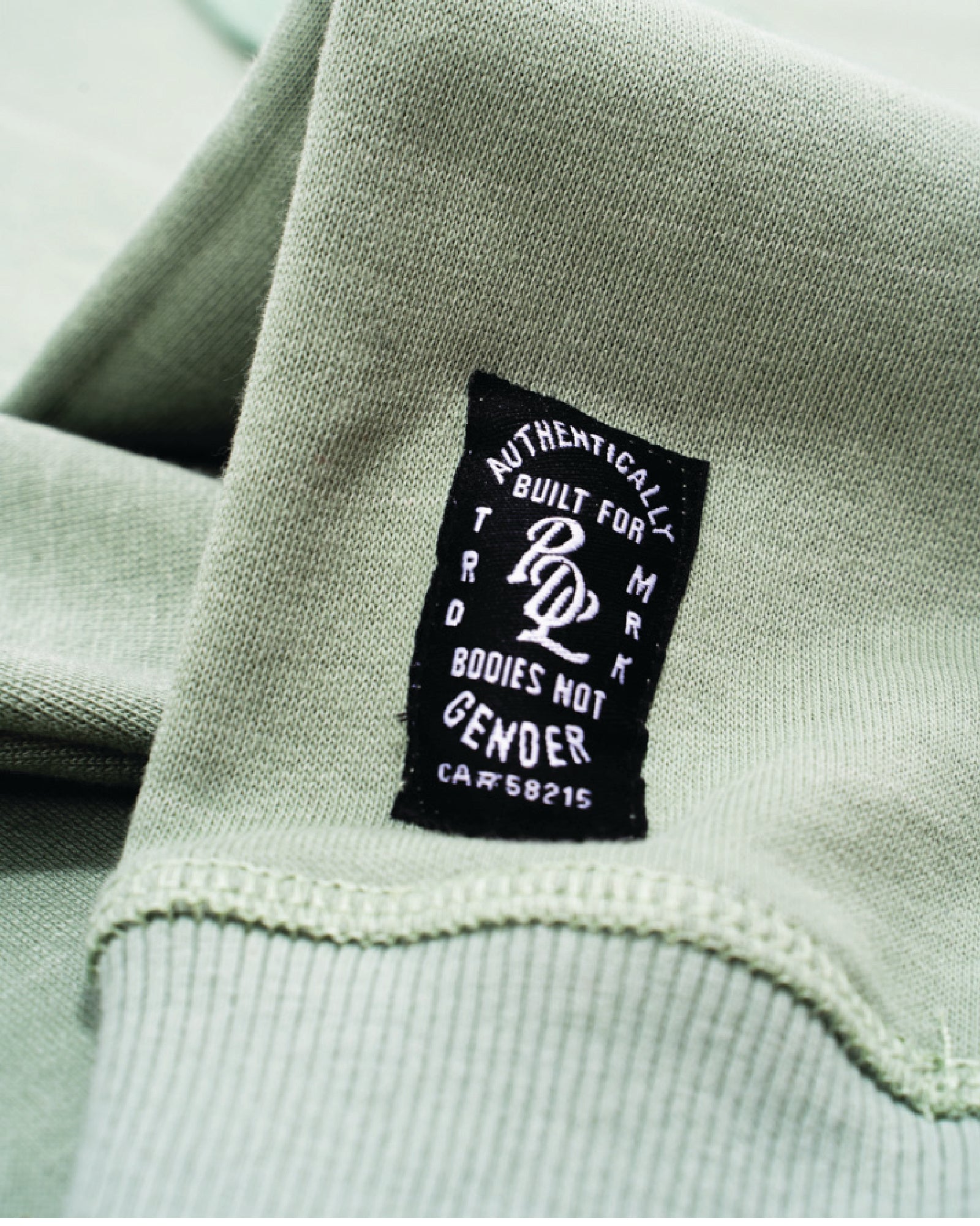 Alpha Olive Script Hoodie