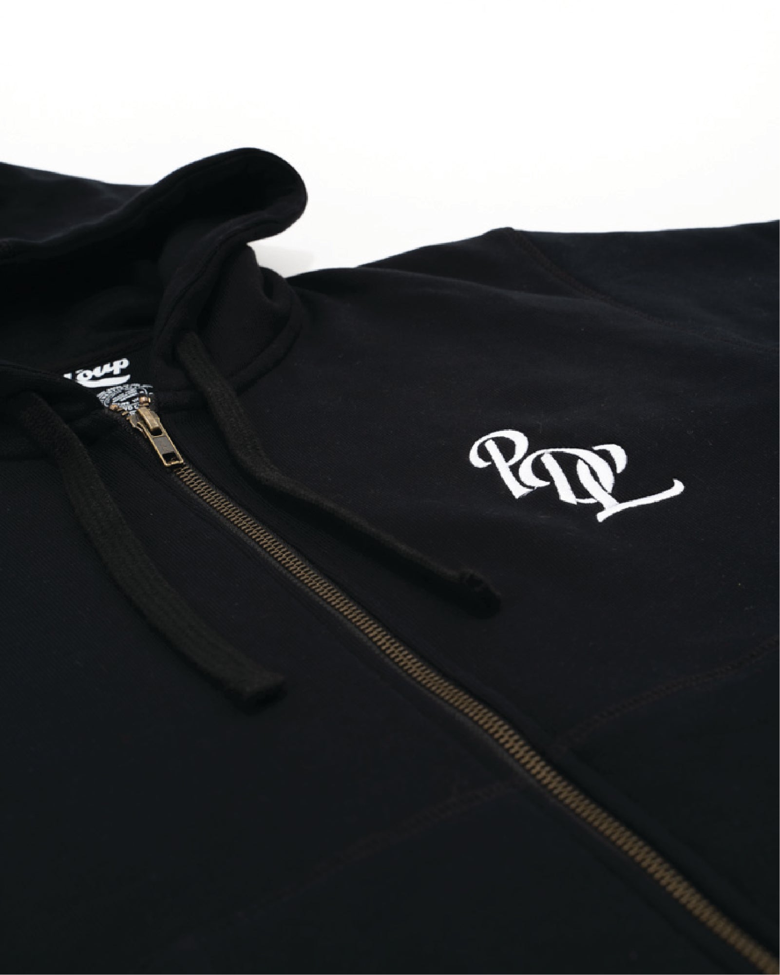 Alpha Black Varsity Script Logo