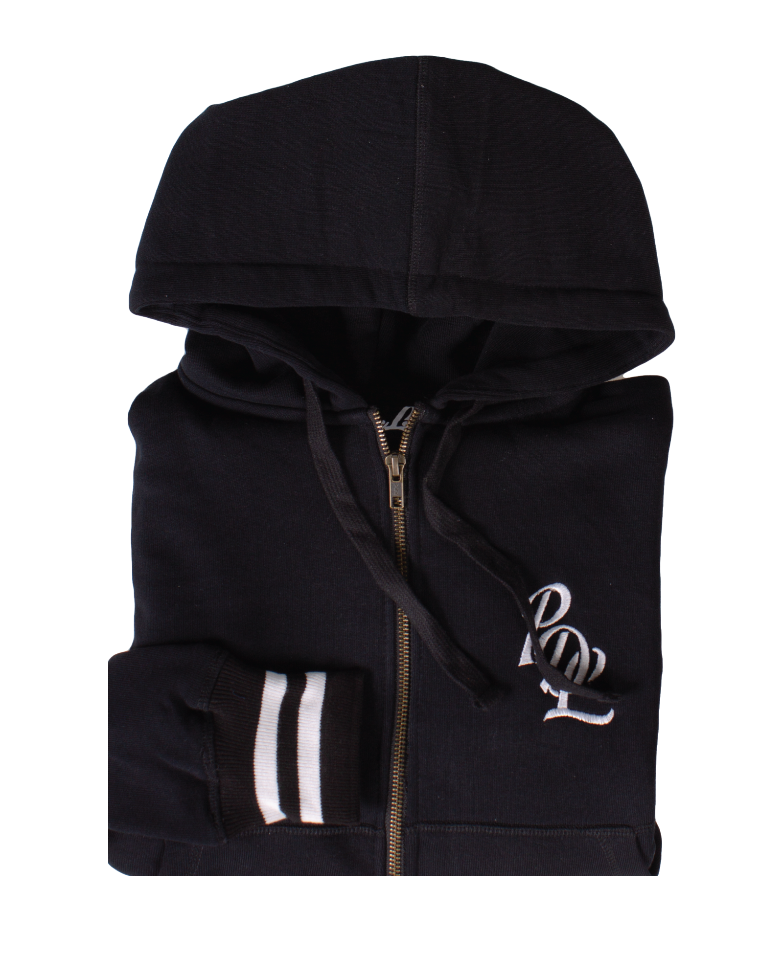 Kids Black Varsity Script Hoodie