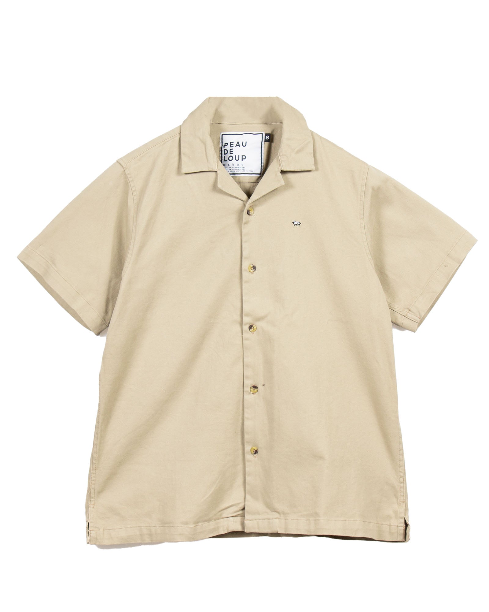 Tan Camp Collar Shirt