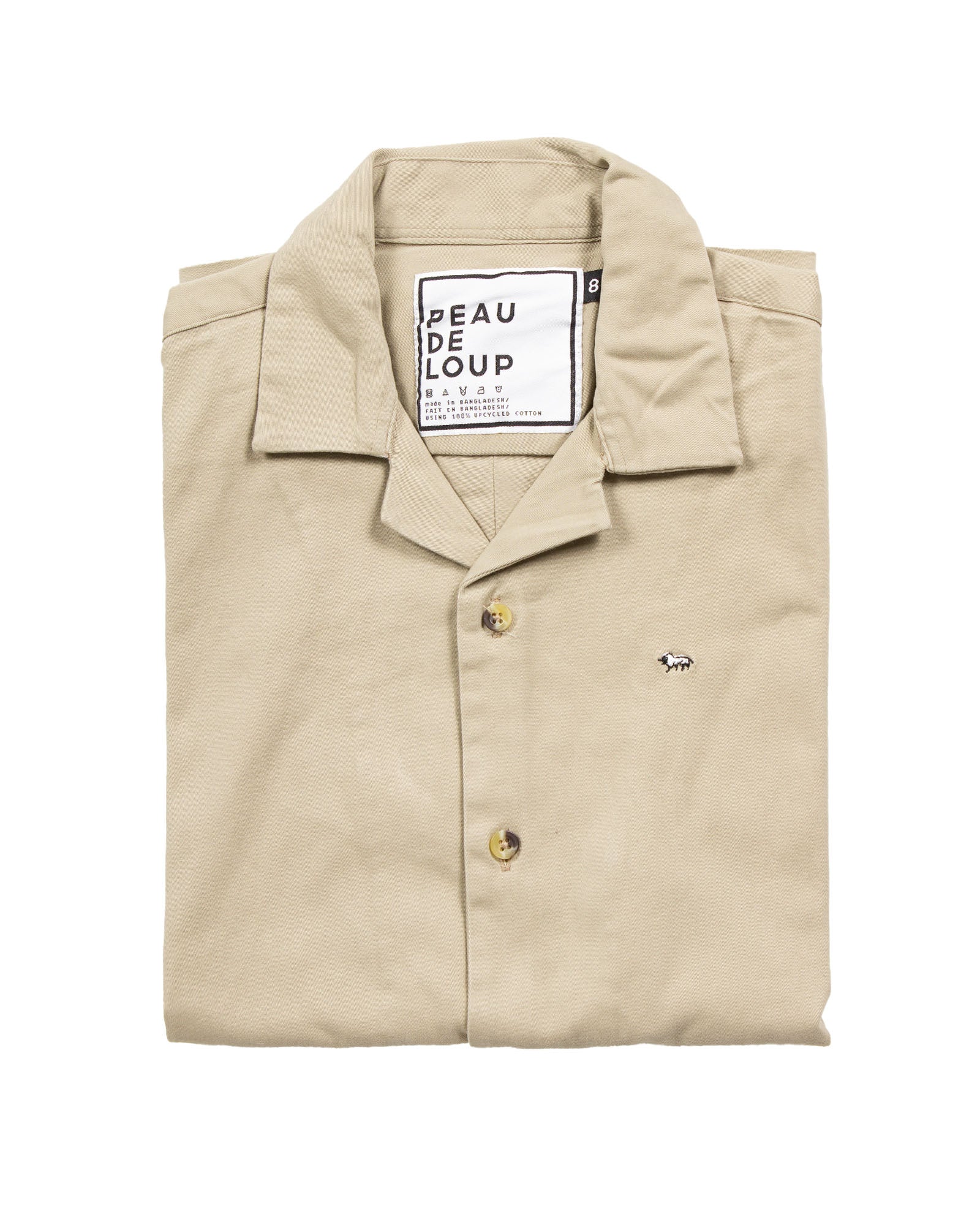 Tan Camp Collar Shirt