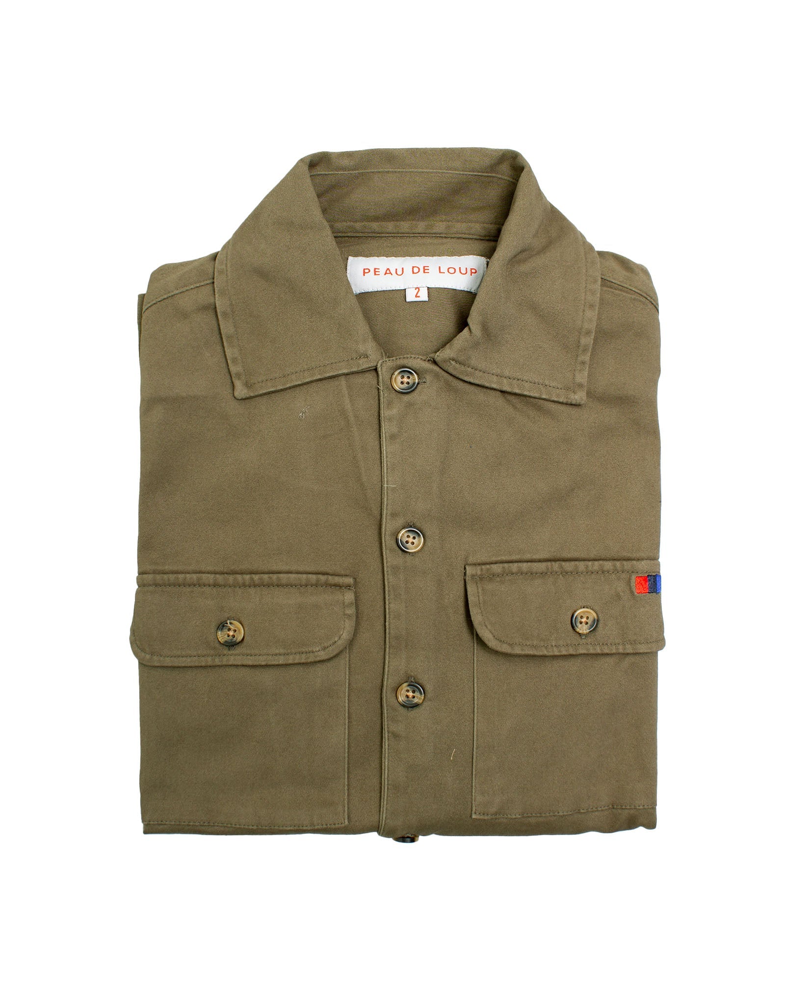 Olive Essential Shirt Jacket