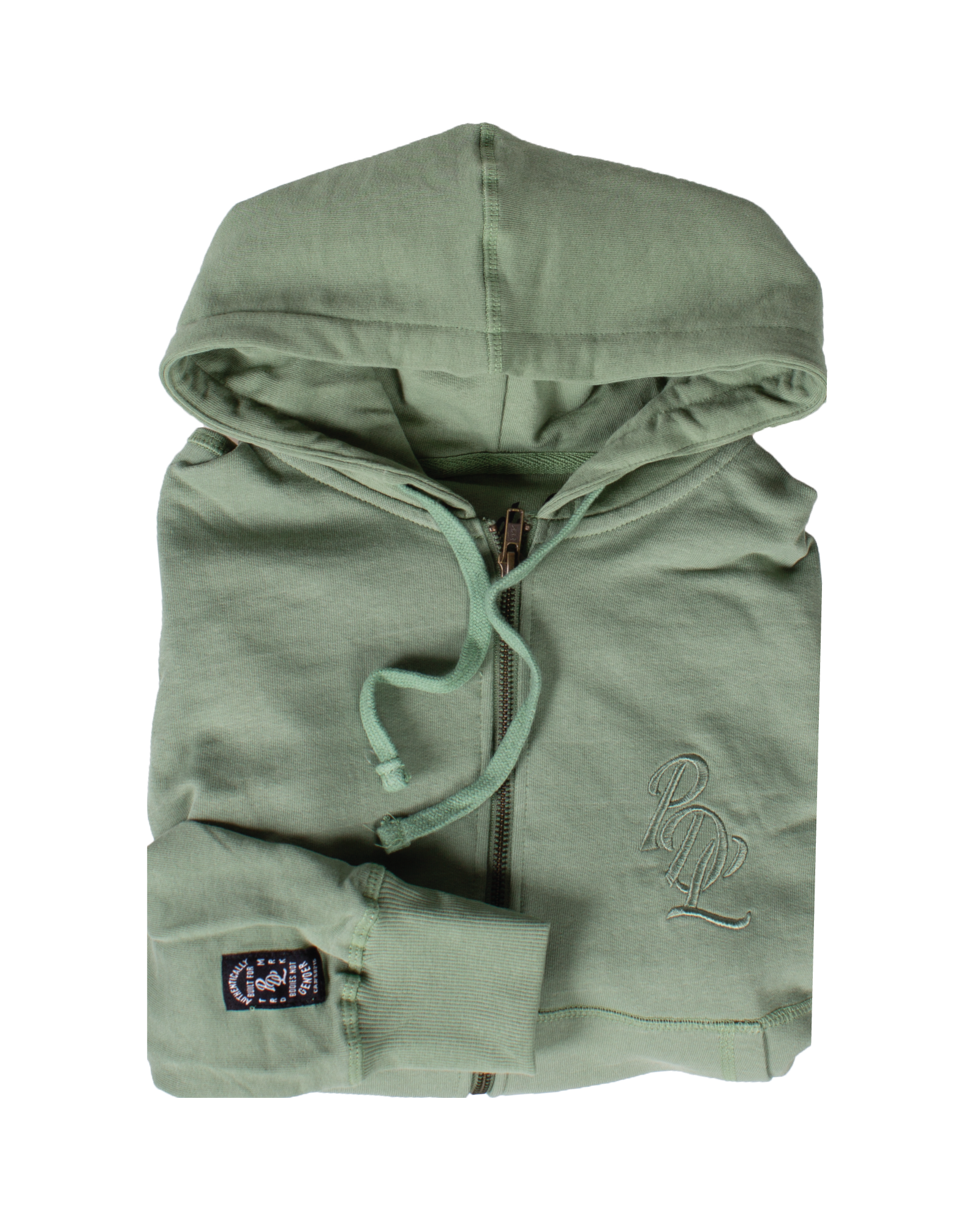 Kids Olive Script Hoodie