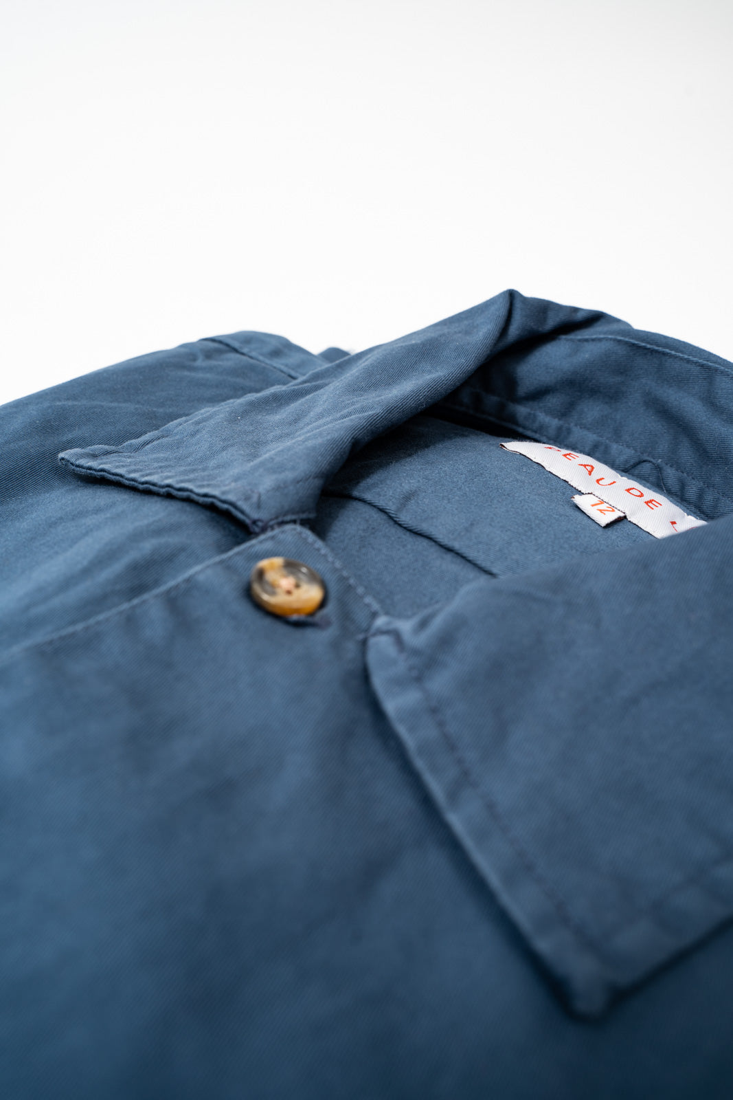 Dusty Blue Essential Shirt Jacket