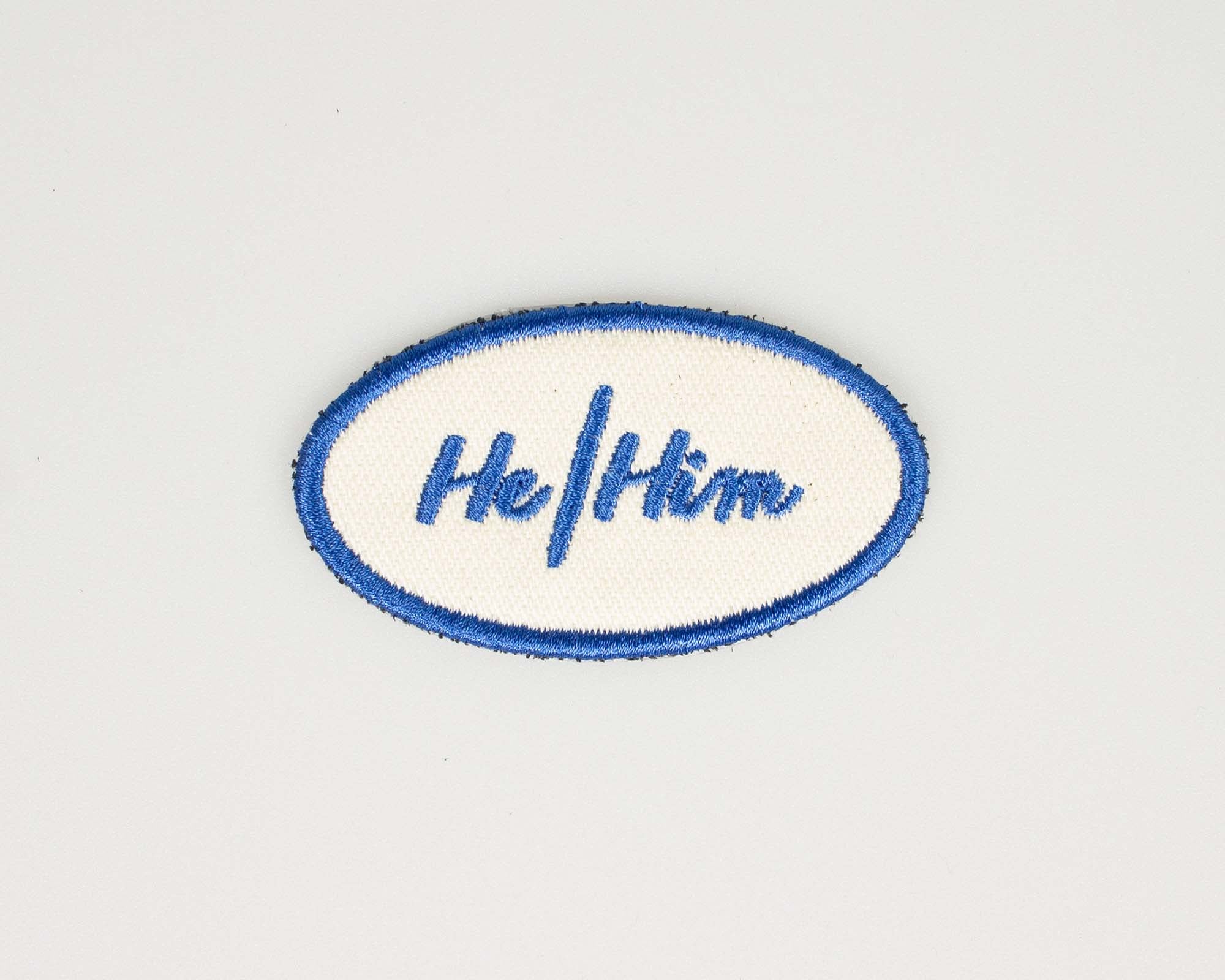 He/Him Pronoun Patch