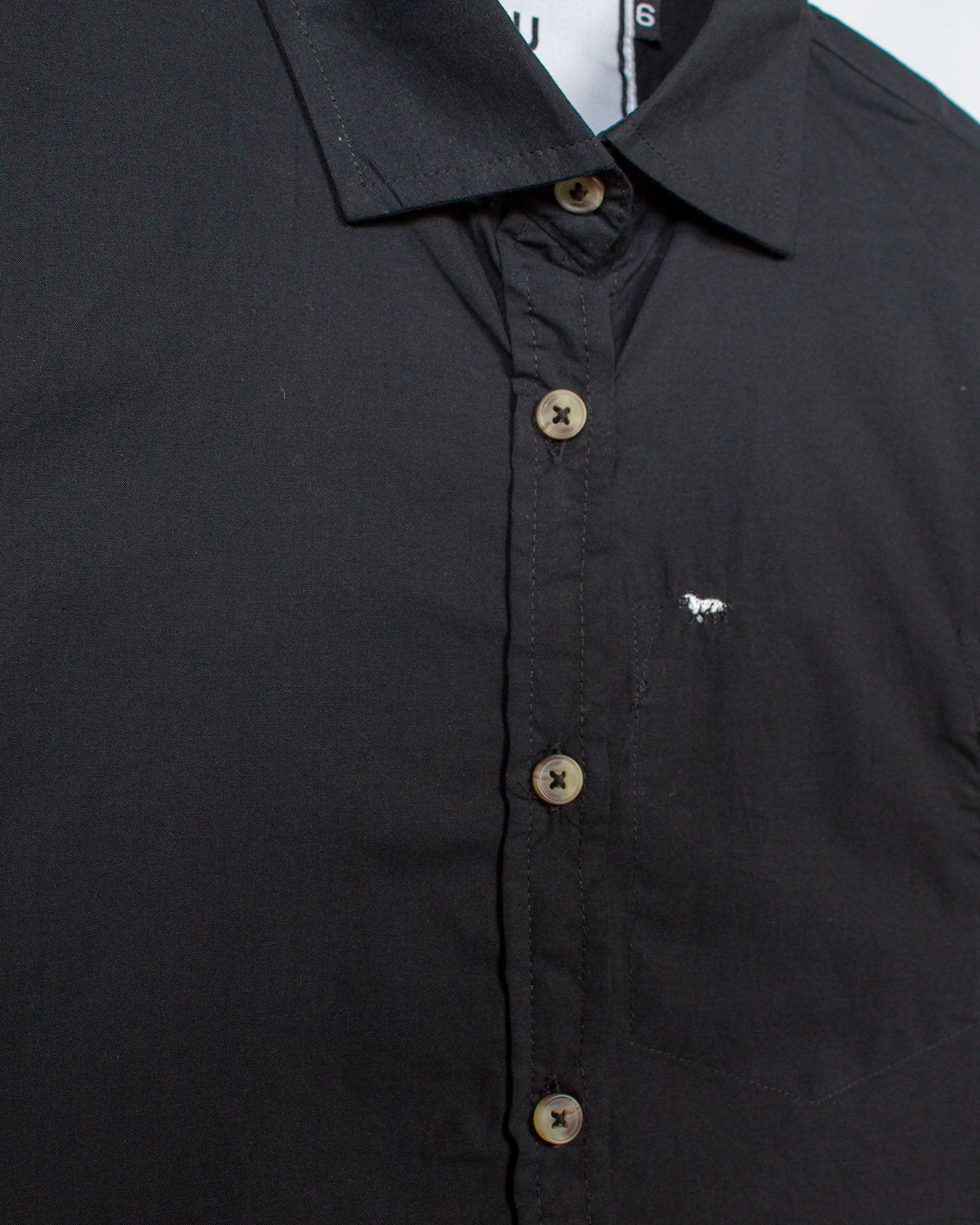 Black Oxford Short Sleeve
