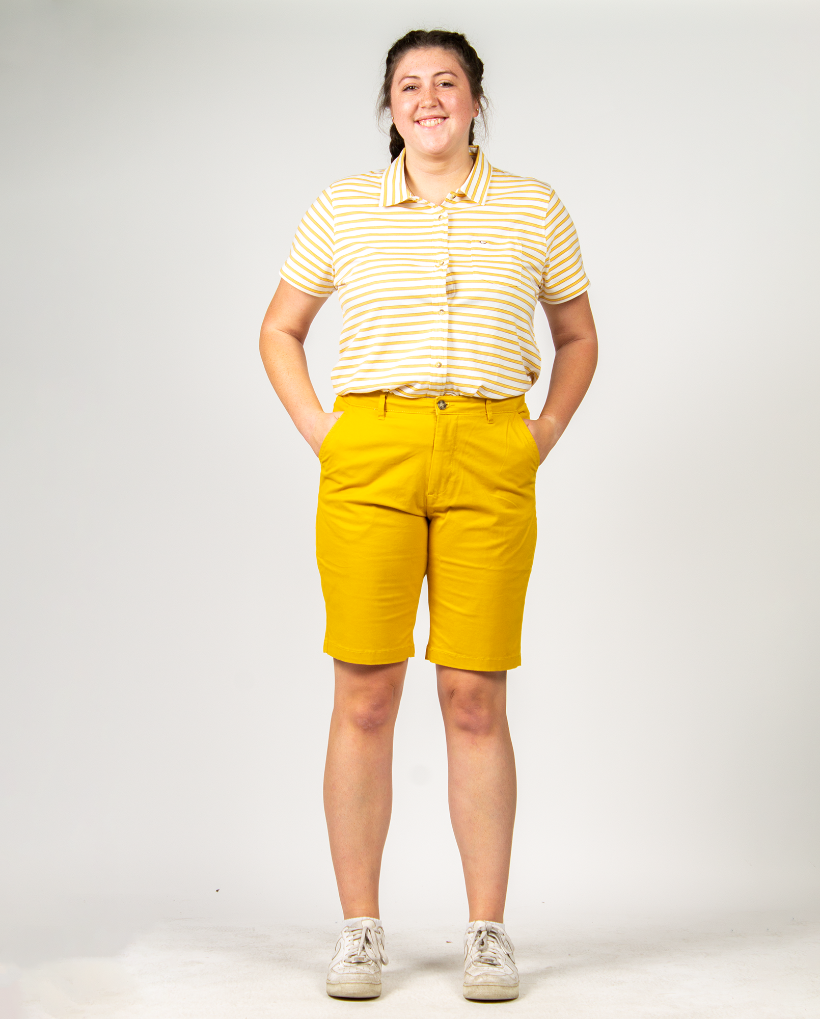 Mustard Chino Short