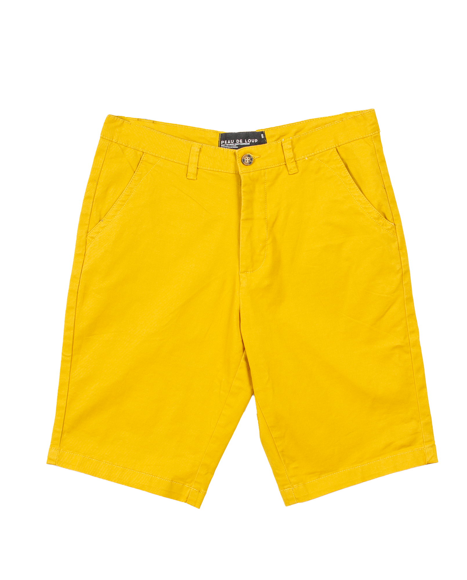 Mustard Chino Short
