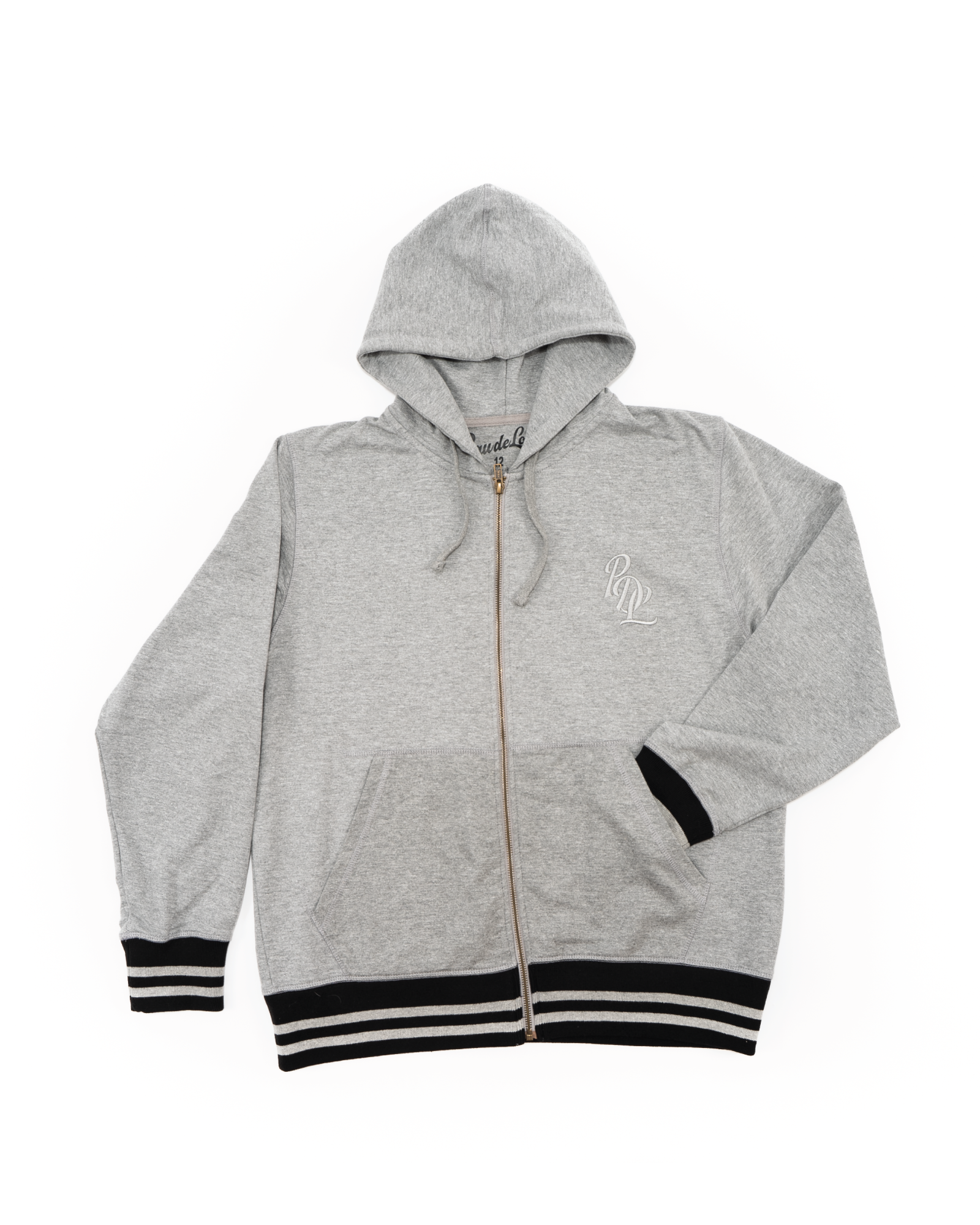 Alpha Gray Varsity Script Hoodie