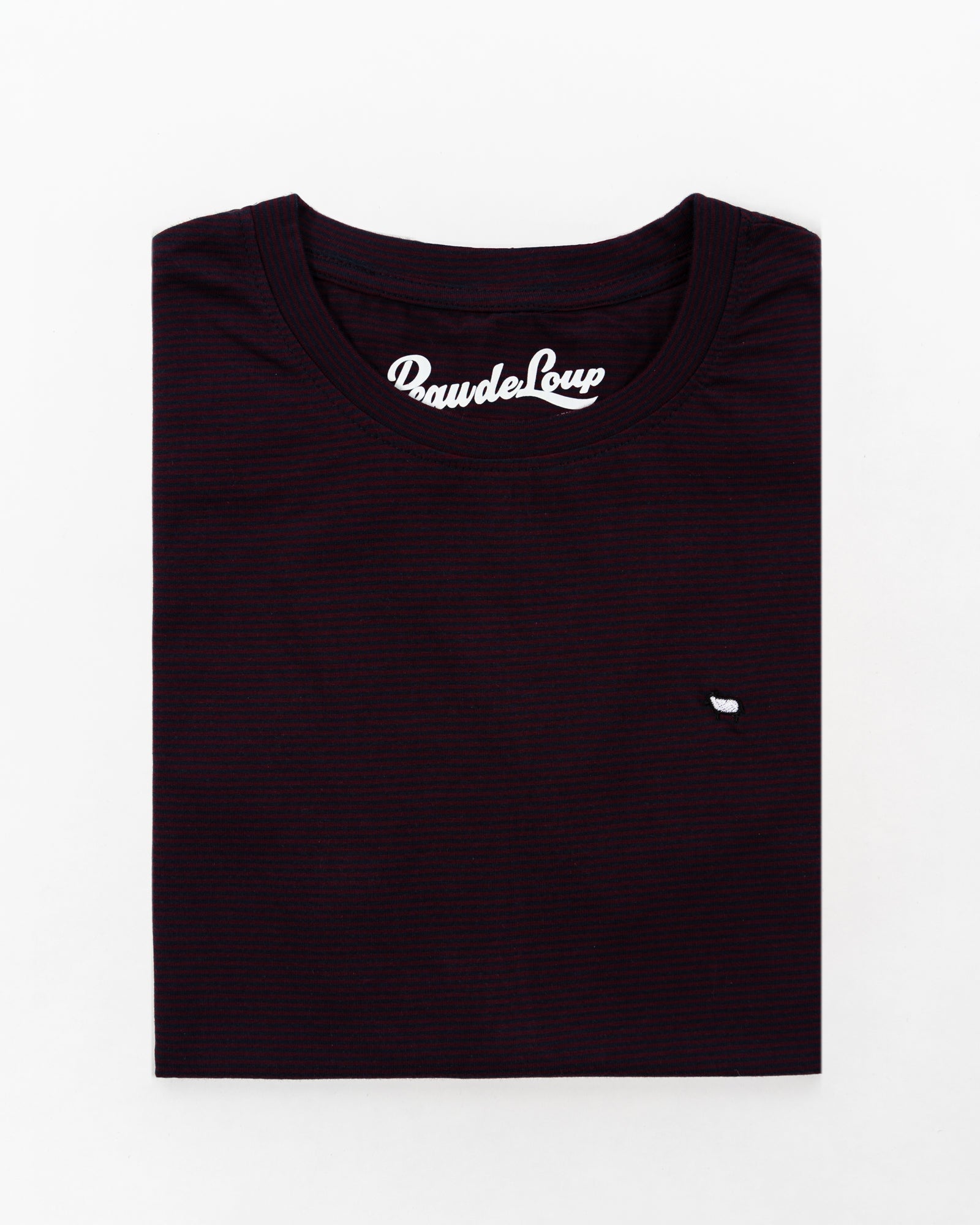 Navy and Red Stripe