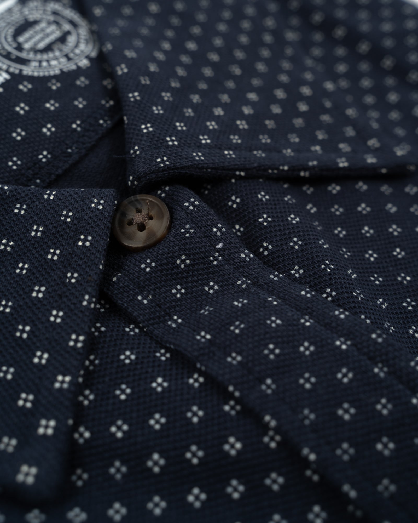 Navy Print Shirtee