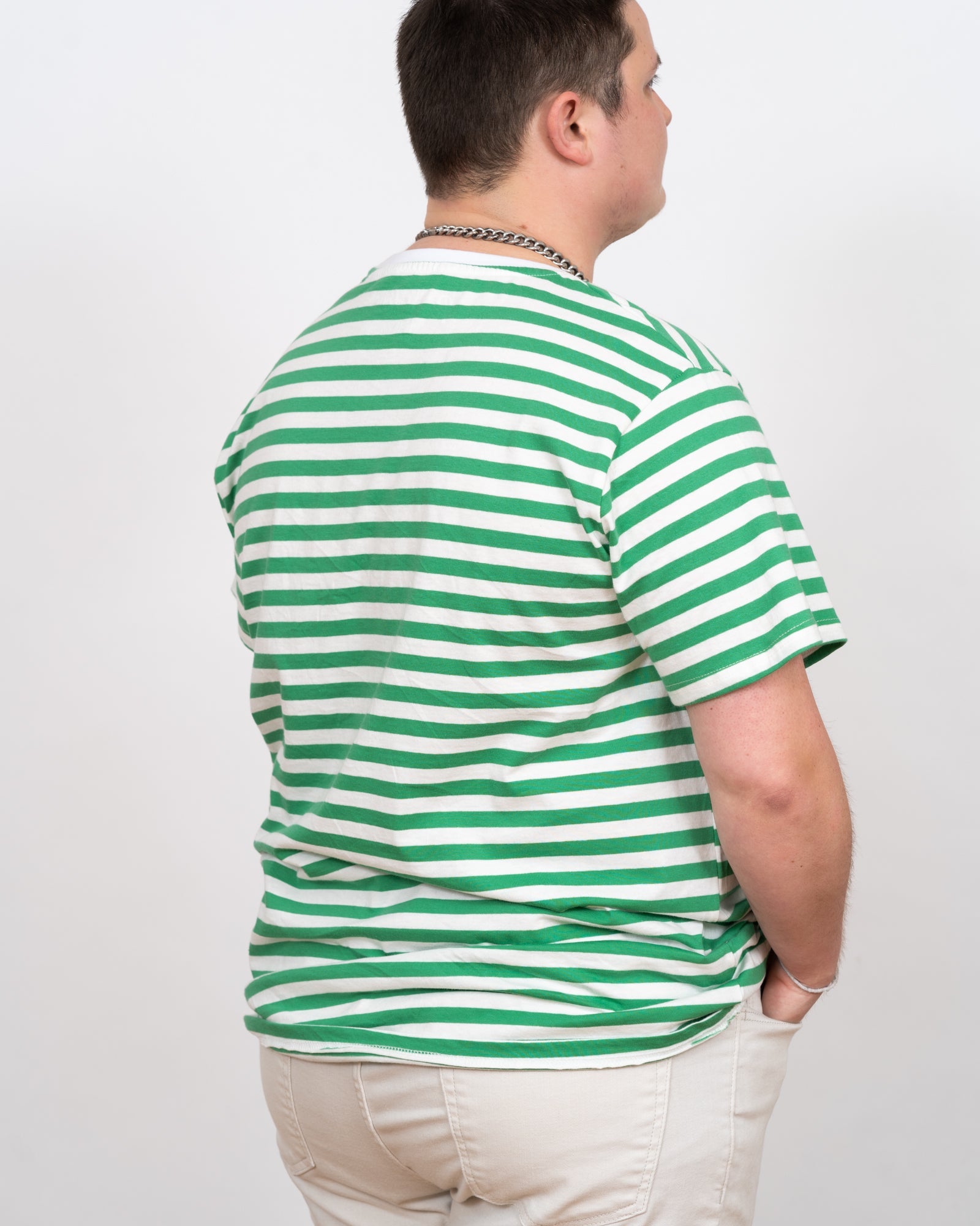 Kelly Green Stripe
